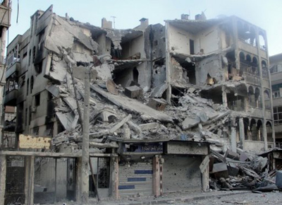 Oposio sria denuncia massacre de 100 pessoas em Homs  