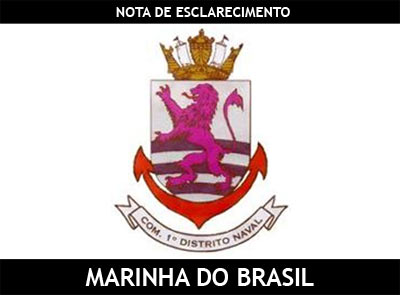 NOTA DE ESCLARECIMENTO - MARINHA DO BRASIL