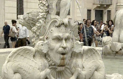 Vndalos atacam monumentos em Roma