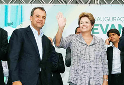 No Rio, Dilma vai a inauguraes