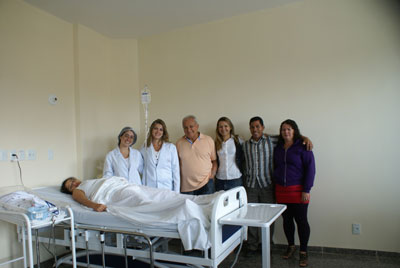 Itapemirim d boas vindas aos novos cidados: duas mes do a luz na maternidade do Hospital Menino Jesus