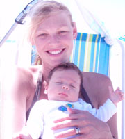 Prazer!: Shirley Malmann apresenta filho de dois meses