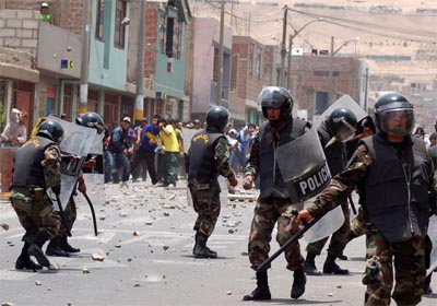 Distrbios no sul do Peru deixam dois mortos e 47 feridos