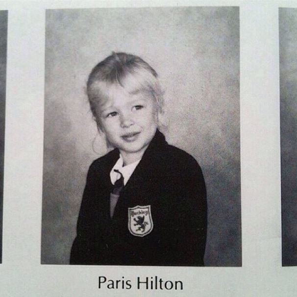Paris Hilton divide com fs foto da infncia