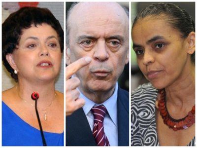 Dilma, Serra e Marina vo a mesmo evento