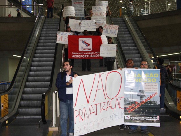 Funcionrios da Infraero mantm greve em aeroportos, diz sindicato