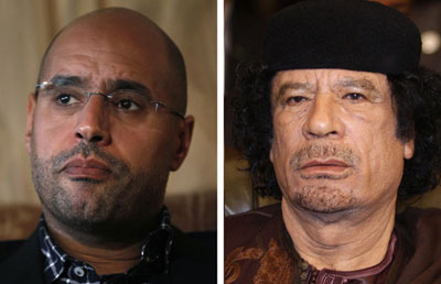Tribunal de Haia est em contato com filho de Kadhafi para rendio