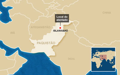 Atentado mata ao menos 2 pessoas em delegacia de Islamabad