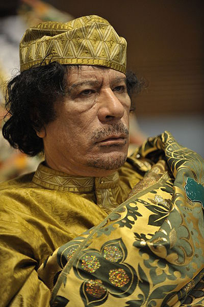 Kadhafi desafia rebeldes da Lbia e diz que adversrios est
