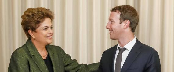 Dilma Rousseff e Facebook anunciam parceria de internet grt