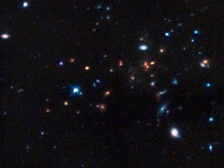 Aglomerado de galxias mais antigo j encontrado intriga astrnomos