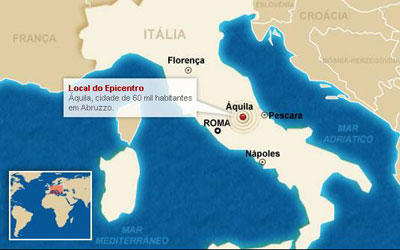Nmero de mortos pelo terremoto na regio central da Itlia 
