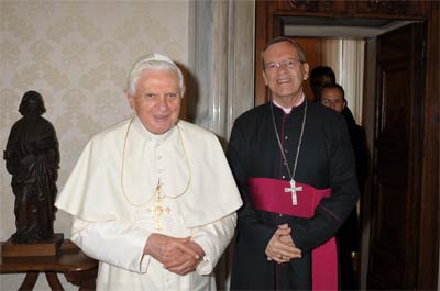Santo Padre Bento XVI recebe D. Clio