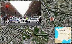 Exploso de pacote-bomba mata 1 e fere 5 em Paris.