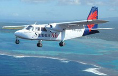 Samoa Air fixa preo das passagens areas em funo do peso 