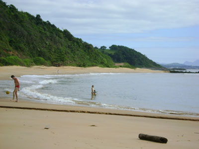 Praia da Gamboa e da Tranqilidade