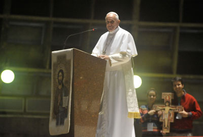 Papa despede-se do Brasil com um at breve