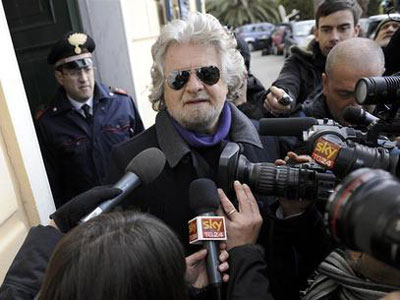 Grillo insiste que no apoiar posse de governo de outros partidos  