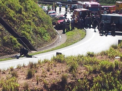 Carro-forte  atacado e vigilante tem bomba presa ao corpo em Campinas