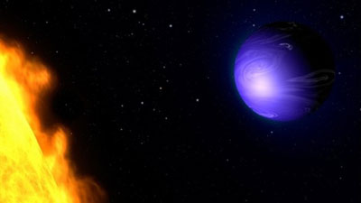 Hubble revela pela primeira vez a verdadeira cor de exoplaneta