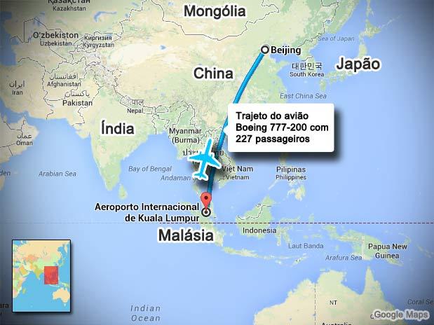 Avio da Malaysia Airlines segue desaparecido