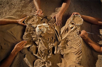 Arquelogos descobrem maior cemitrio da Idade da Pedra 