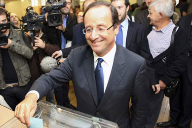 Sondagens colocam Hollande na frente das presidenciais francesas