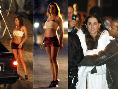 Deborah Secco grava cenas como prostituta no Rio