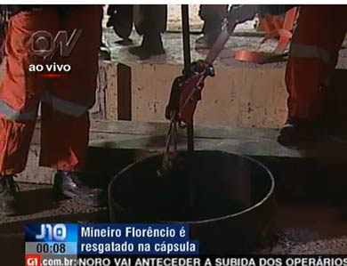 Veja em tempo Real o Resgate dos 33 mineiros no Chile. 
