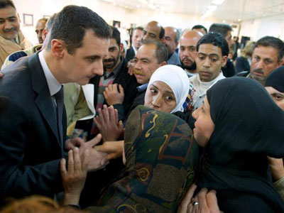 Assad faz visita surpresa a centro educacional em Damasco  