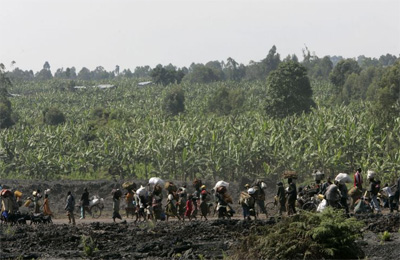 Milhares fogem diante do avano das foras rebeldes no Congo