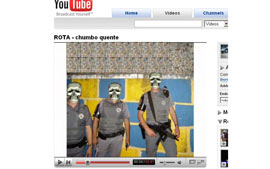 Polcia diz que vdeo sobre Rota no YouTube  criminoso
