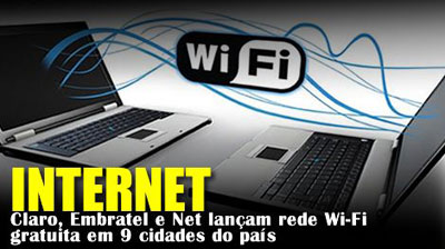 Claro, Net e Embratel lanam Wi-Fi grtis em Recife e em outras 8 cidades