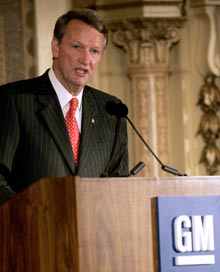Presidente da GM vai se demitir de Washington