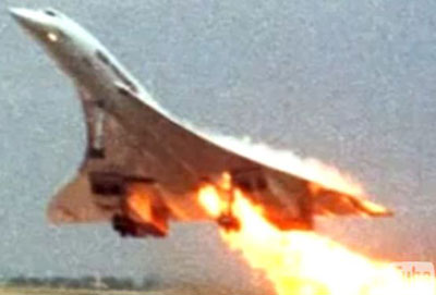 Continental considerada culpada pela queda de Concorde em 2000