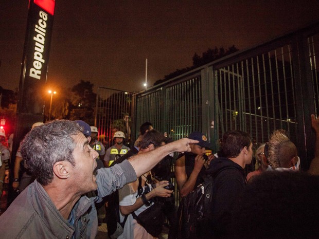Manifestao em So Paulo termina com oito detidos