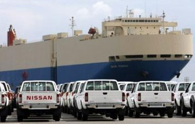 Queda das exportaes no Japo provoca dficit comercial rec