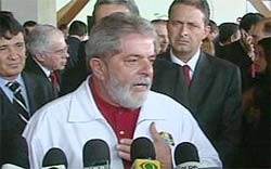 'No existe crise de poderes', diz Lula