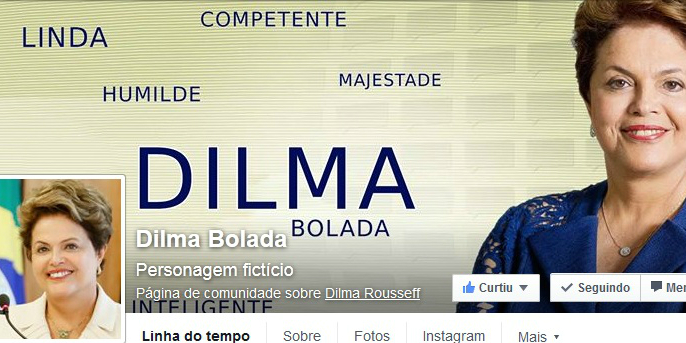Pgina Dilma Bolada volta a funcionar depois de 6 dias for