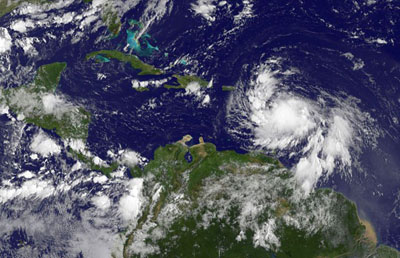 Tempestade tropical Isaac se organiza e pode se tornar furaco