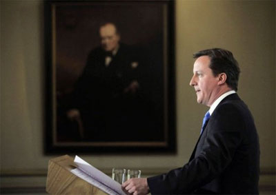 GB: Cameron oferece acordo global de governo 