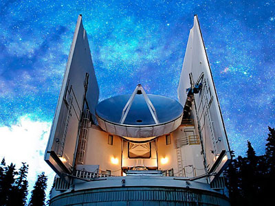 Telescpio europeu capta cu de estrelas a 3 mil m de altitude nos EUA