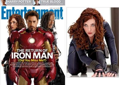 Revista revela primeira foto de Scarlett Johansson em Homem