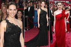 Atrizes 'floreiam' o tapete vermelho do Oscar 2008