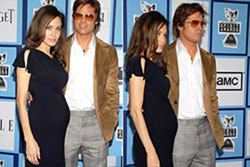 Se no  gravidez, que barriga  essa, Angelina?.