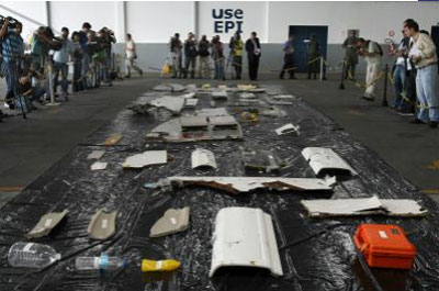 Comando da Aeronutica confirma ter avistado novos destroos do voo 447