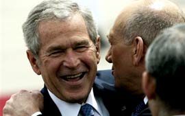 Bush chega em Israel pouco otimista sobre acordo de paz