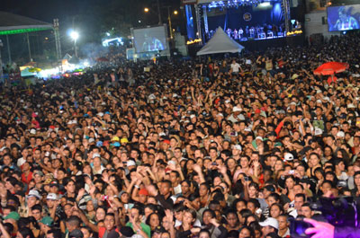 Shows da Festa de Cachoeiro atraram 150 mil pessoas