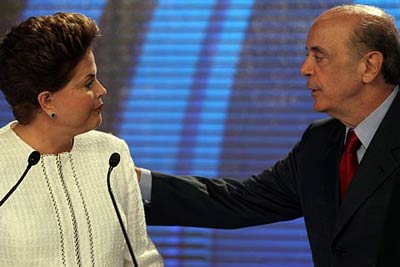 Pesquisa Ibope aponta Dilma com 50% e Serra com 27%