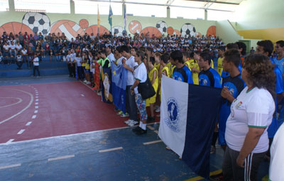 Abertura das Olimpadas Escolares de Itapemirim 2012